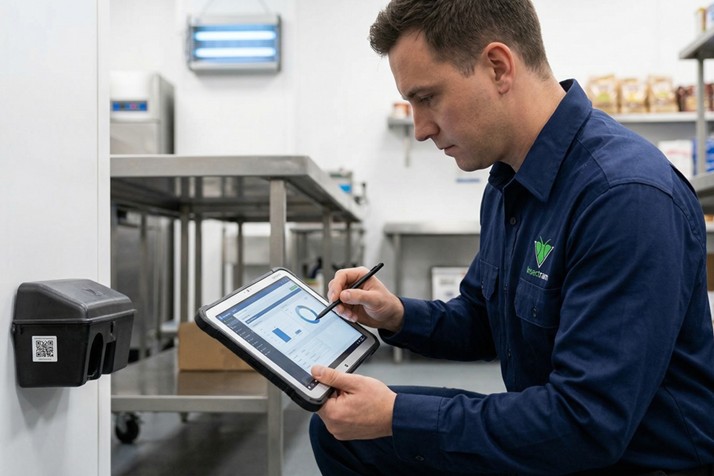 pest control compliance CRM, managing clients needs better, track jobs and manage records, Insectram, UK pest control software, audit-ready reports, BRCGS compliance, SALSA compliance